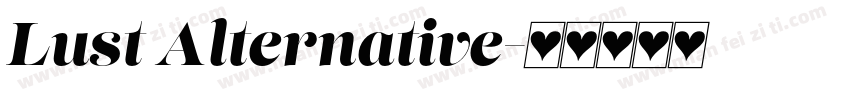 Lust Alternative字体转换